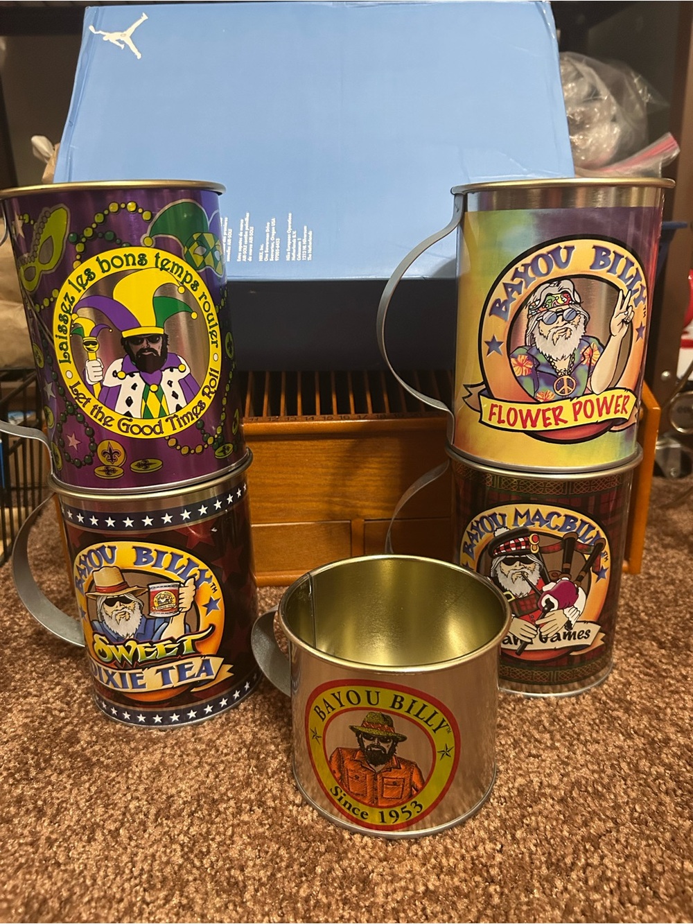 Bayou Billy Mug- Dixie Tea, Flower Power, Good Times, Highway Games, Bayou Billy